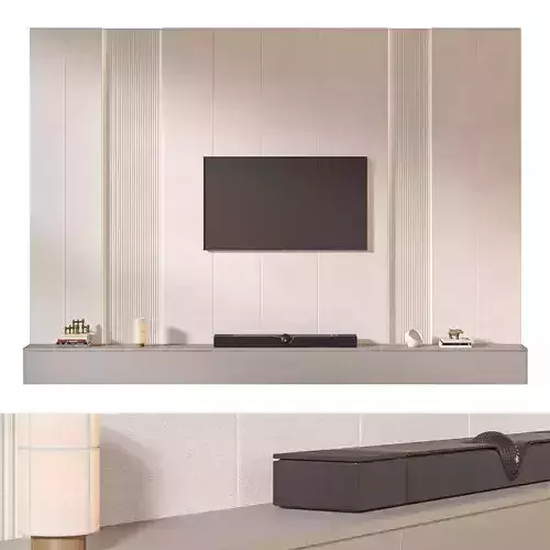 TV wall set 07
