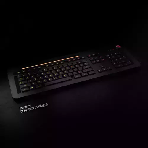 3D RGB KEYBOARD MODEL