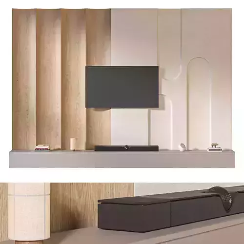 TV wall set 08