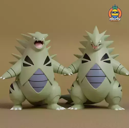 Pokemon - Tyranitar with 2 poses