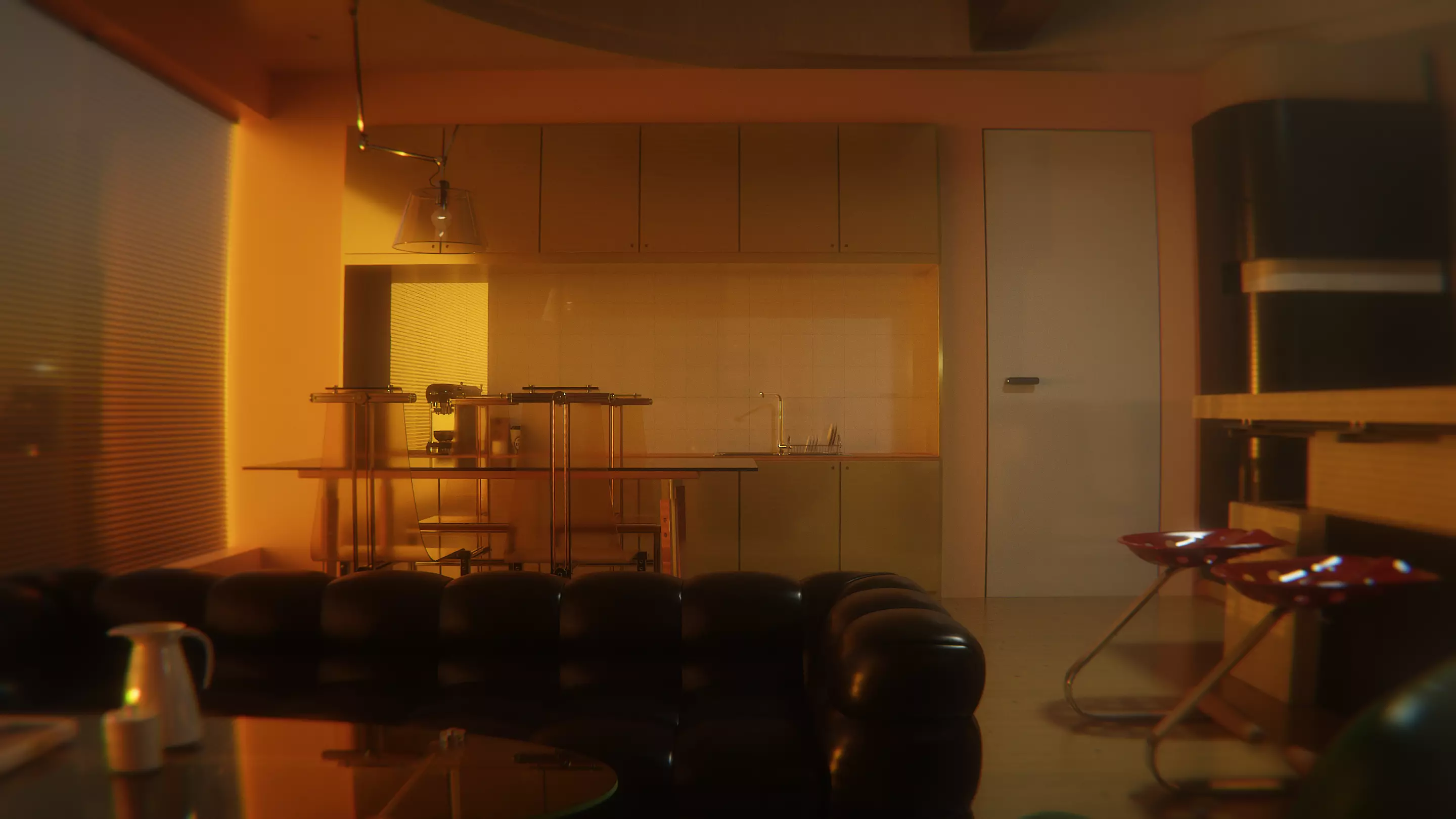 Living Room 3D model_0