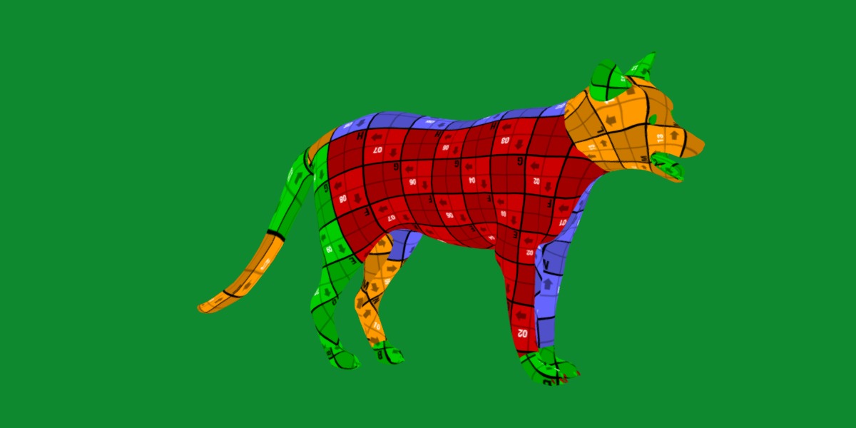 Red Fox Karaganda Low-poly 3D model_37