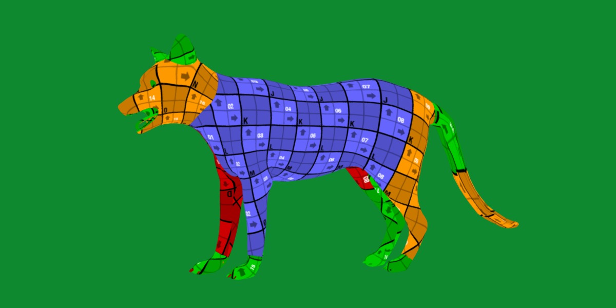 Red Fox Karaganda Low-poly 3D model_36