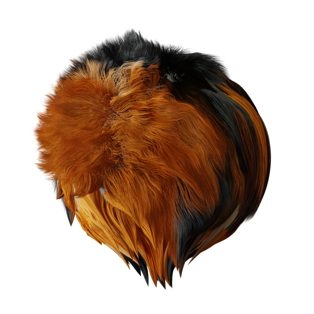 Red Fox Karaganda Low-poly 3D model_44