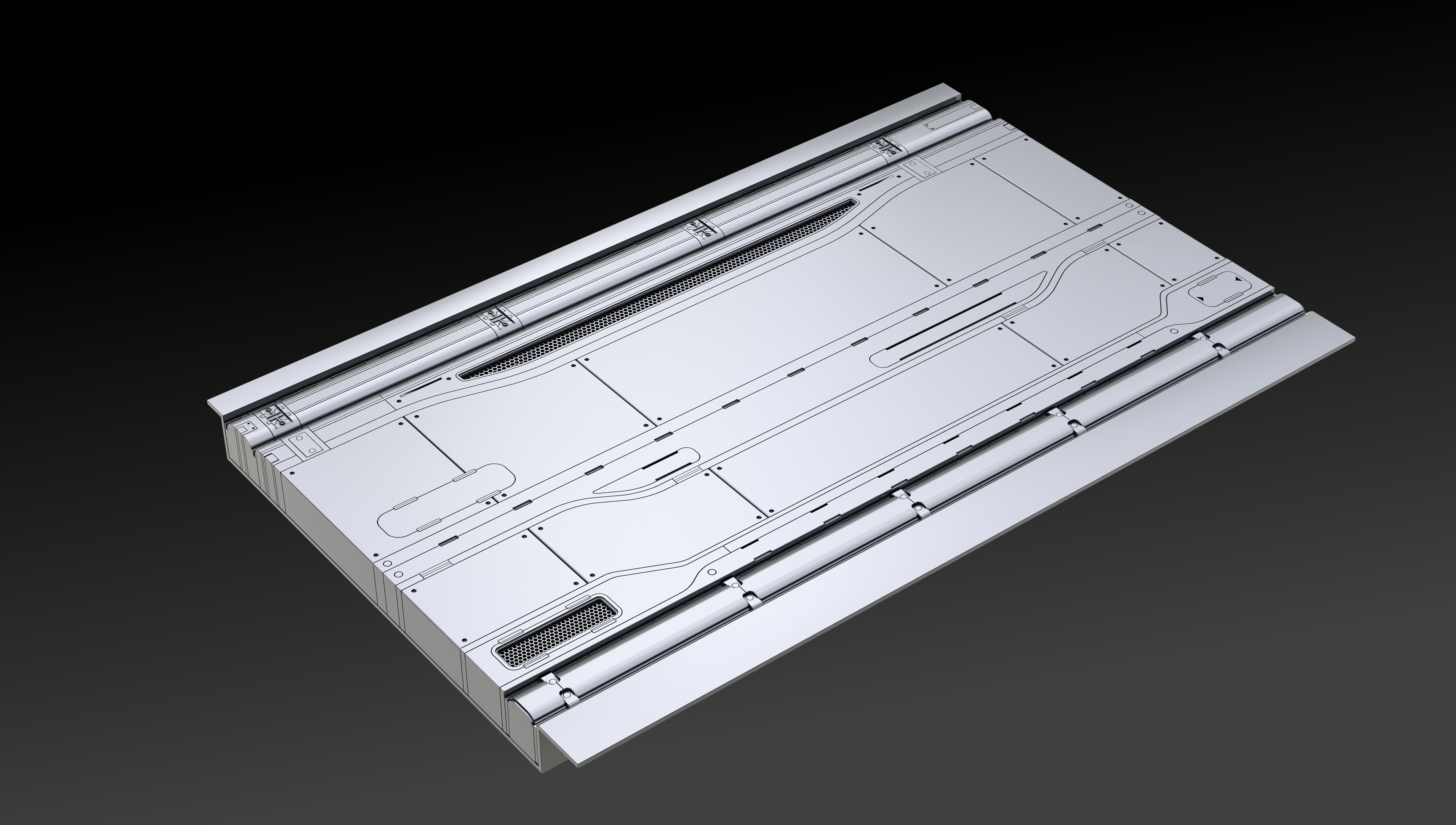SCI-FI FLOOR PANELS VOL 02 3D model_7