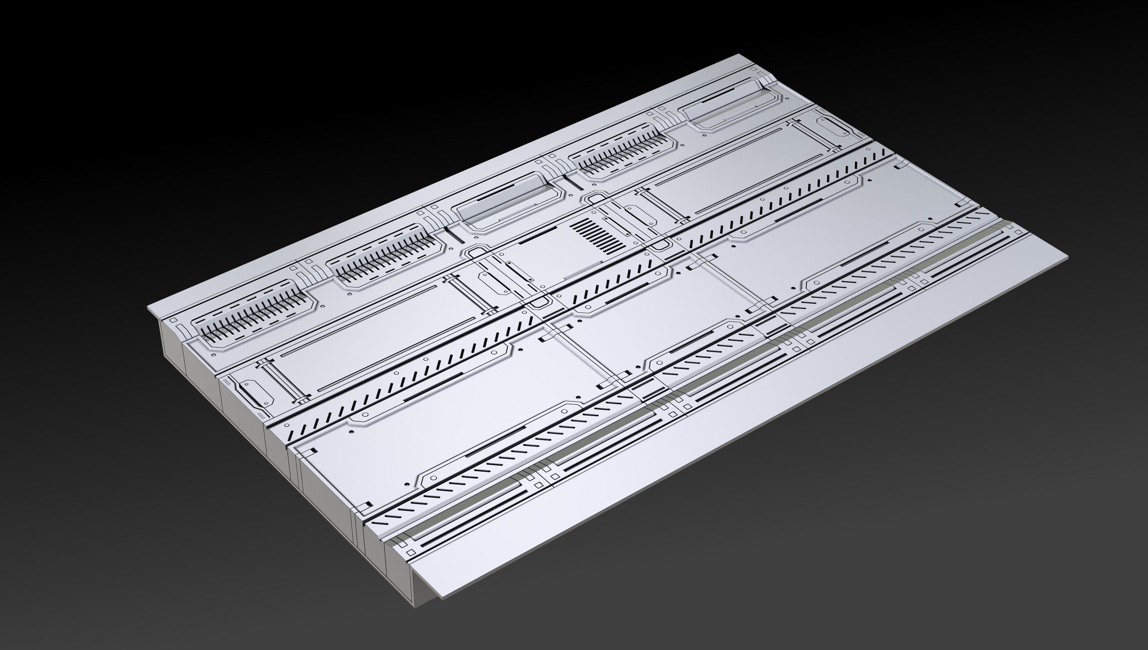 SCI-FI FLOOR PANELS VOL 02 3D model_23