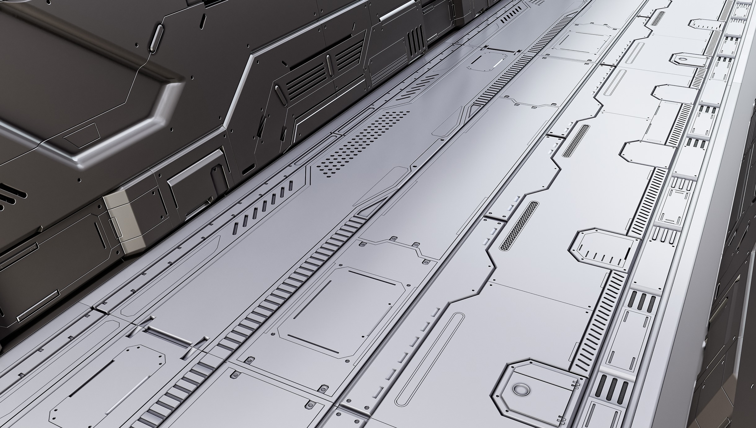 SCI-FI FLOOR PANELS VOL 02 3D model_4