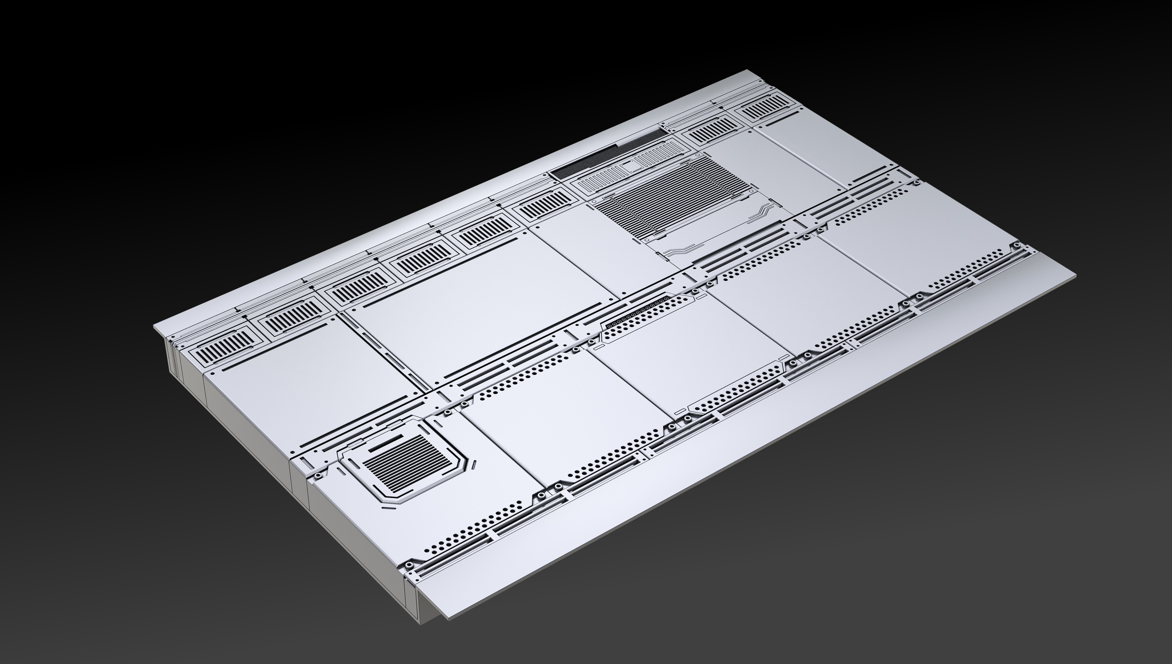 SCI-FI FLOOR PANELS VOL 02 3D model_11