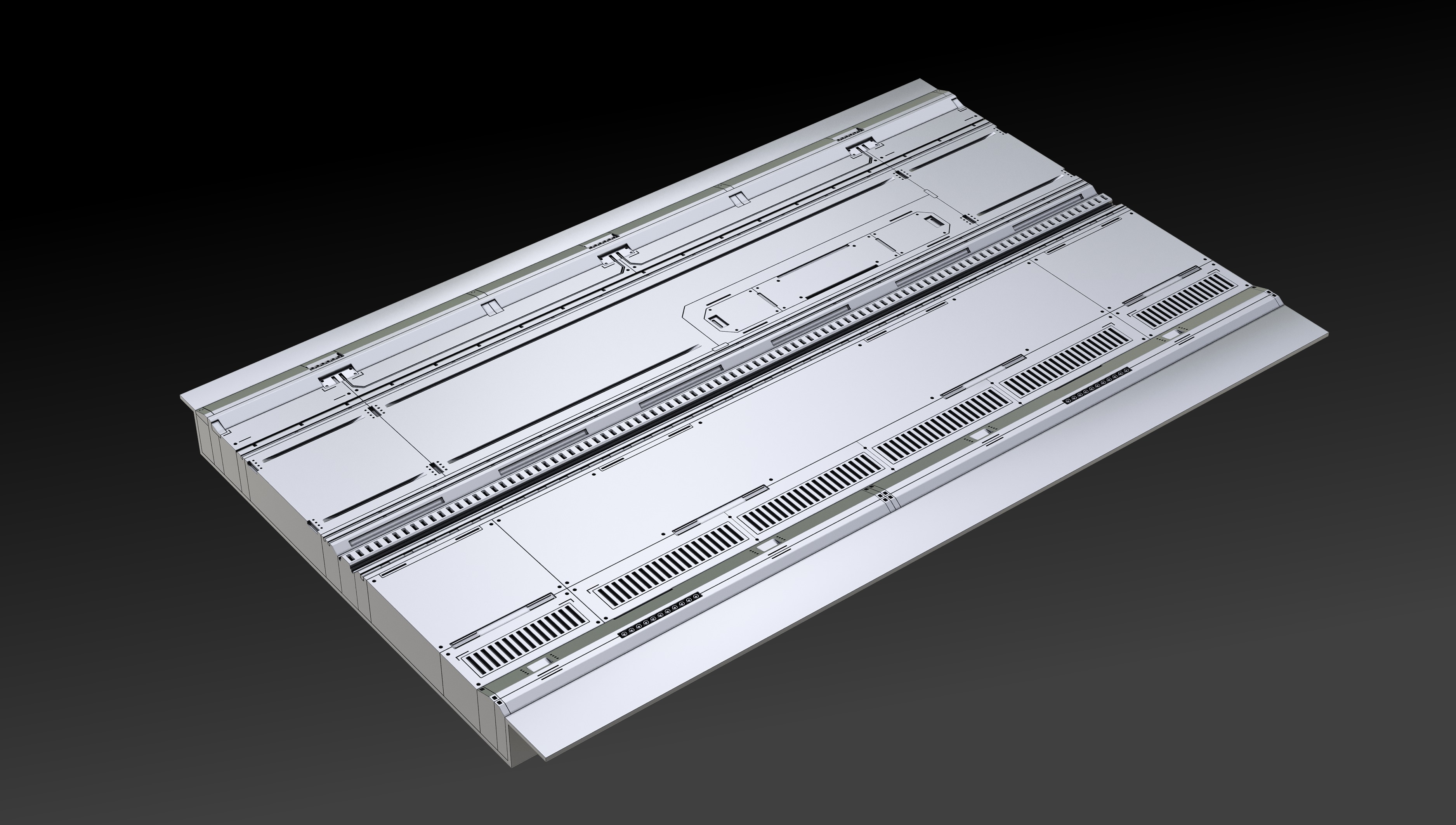 SCI-FI FLOOR PANELS VOL 02 3D model_13