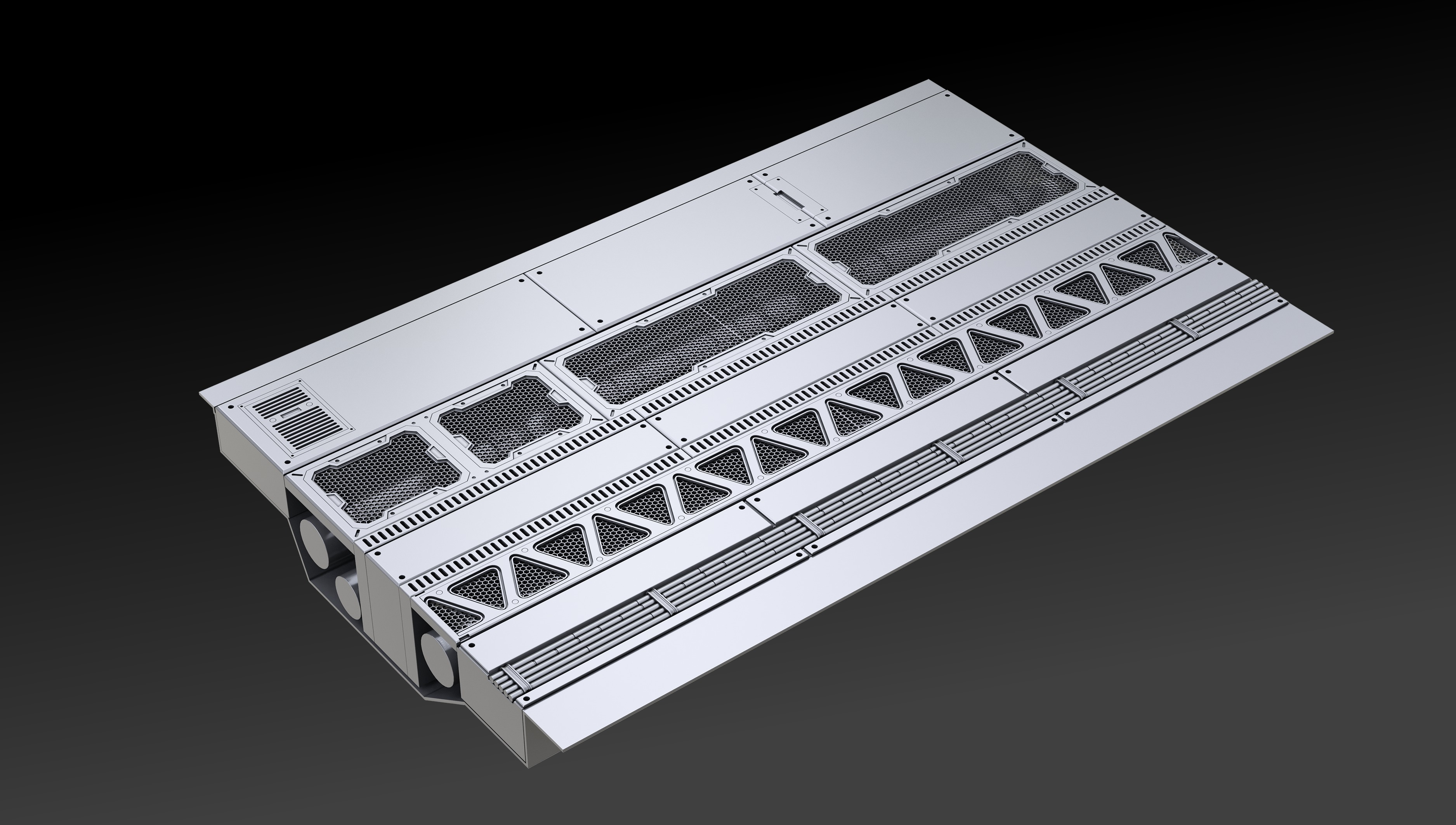 SCI-FI FLOOR PANELS VOL 02 3D model_1