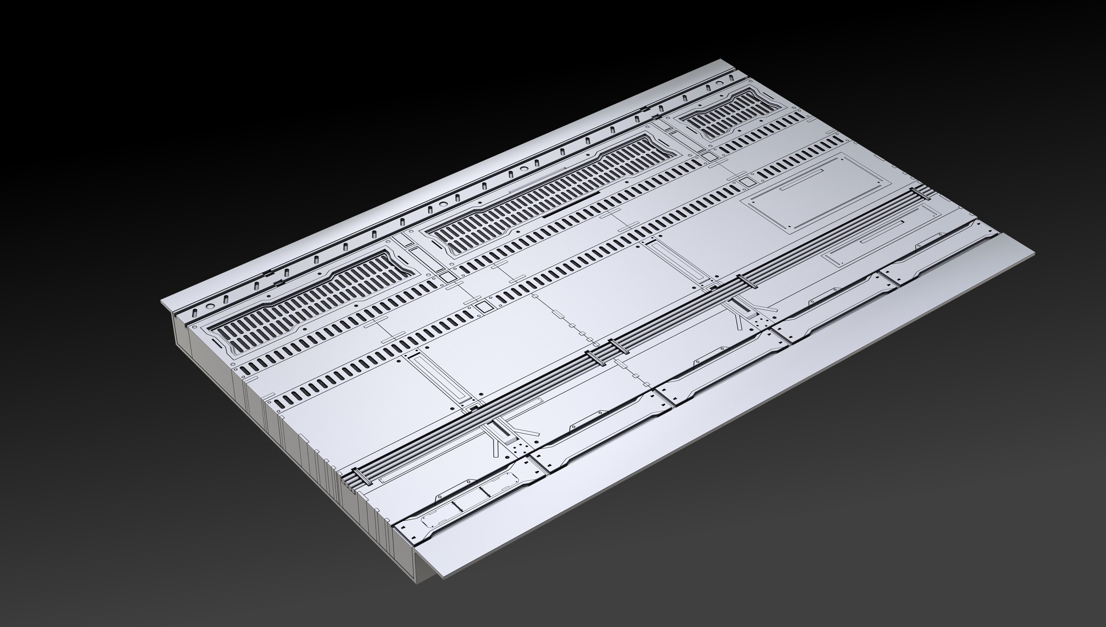 SCI-FI FLOOR PANELS VOL 02 3D model_5