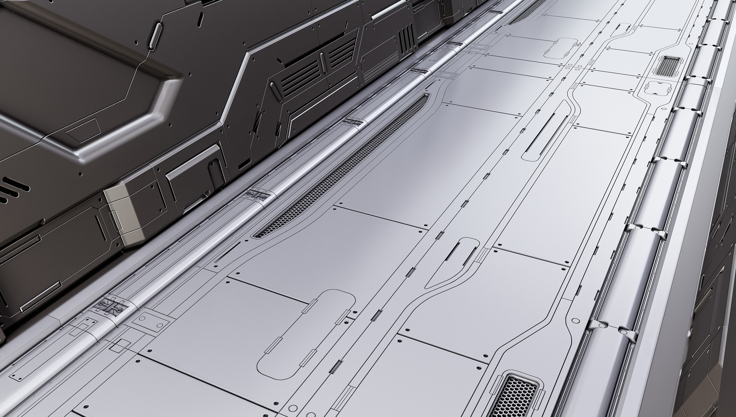 SCI-FI FLOOR PANELS VOL 02 3D model_8