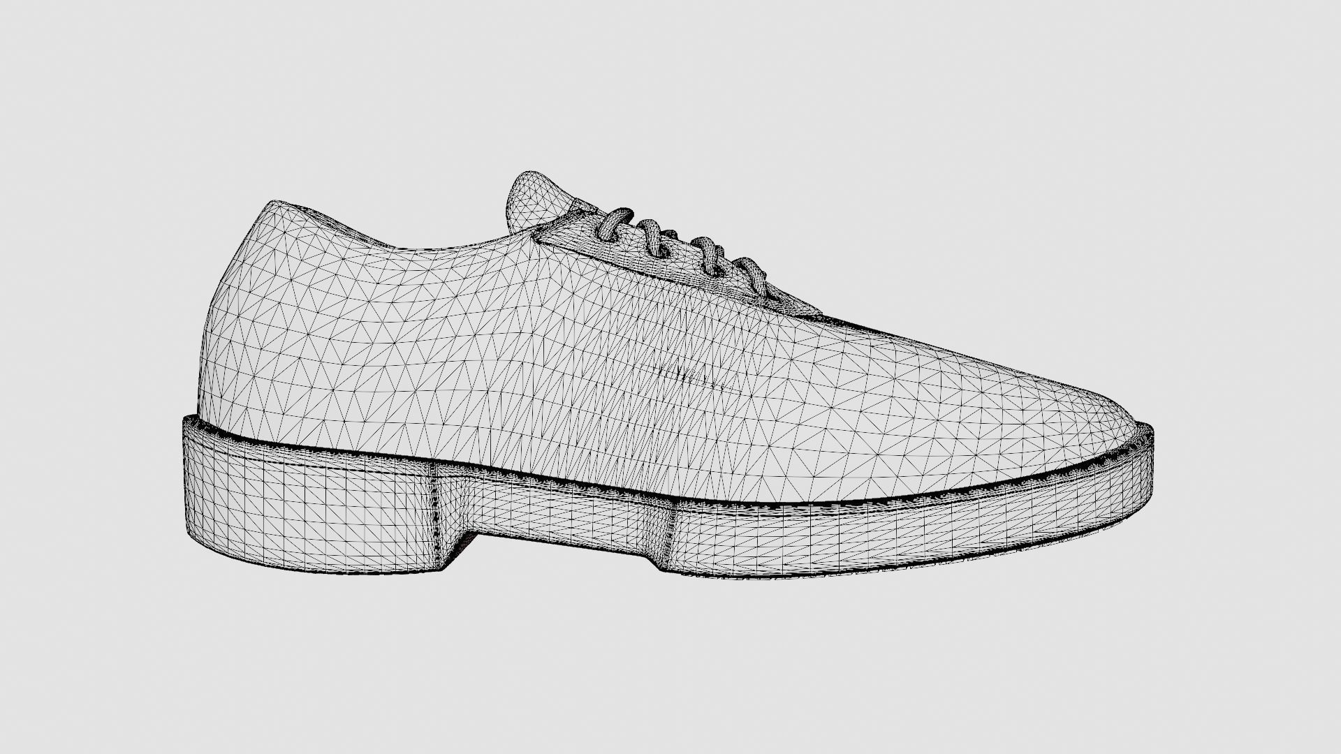 Shoes Low-poly 3D model_6