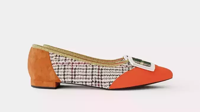Ladies Shoes Low-poly 3D model