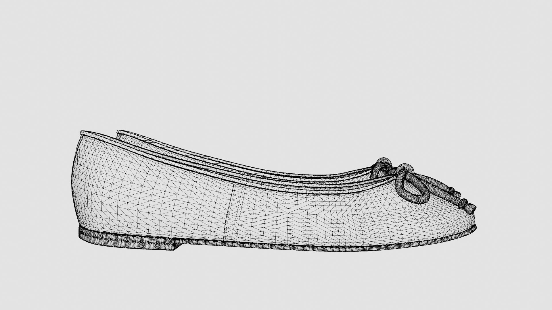 Ladies Shoes Low-poly 3D model_6