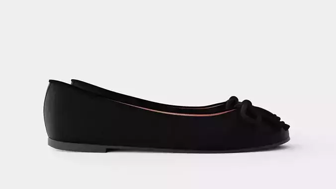Ladies Shoes Low-poly 3D model