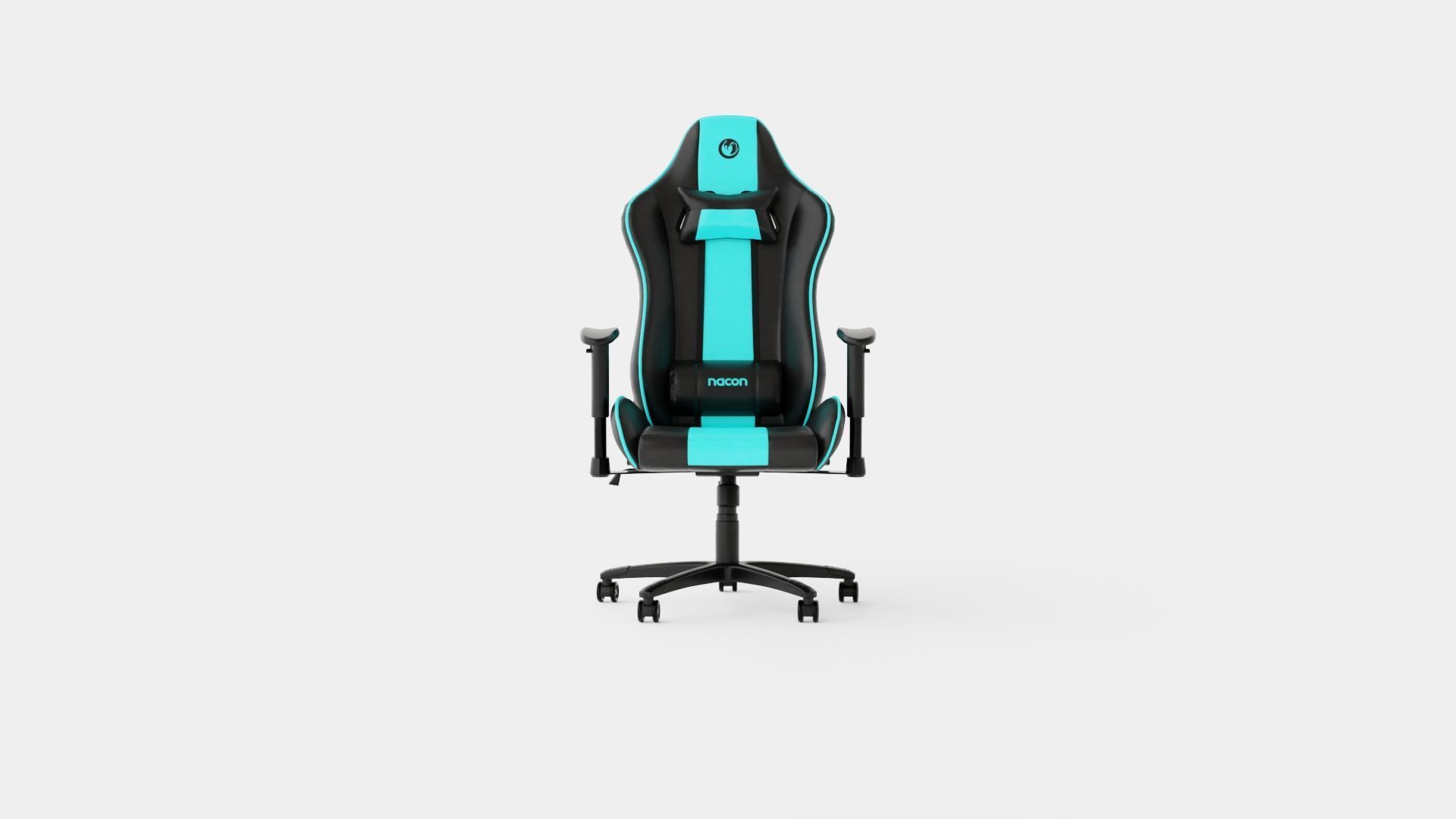 Gaming Chair Low-poly 3D model_1