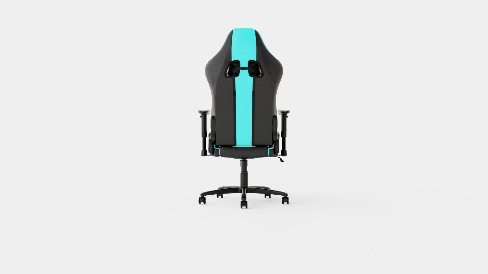 Gaming Chair Low-poly 3D model_4