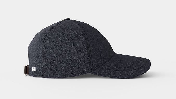 Fashion Cap Low-poly 3D model