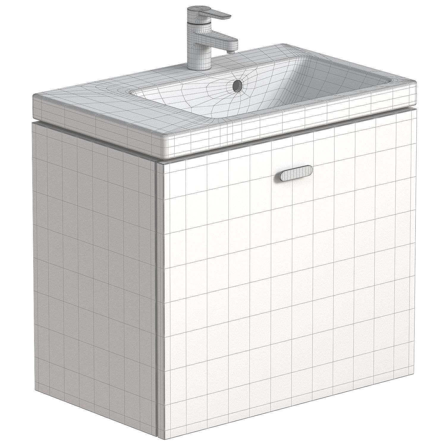 Ceramic sink 3D model_1