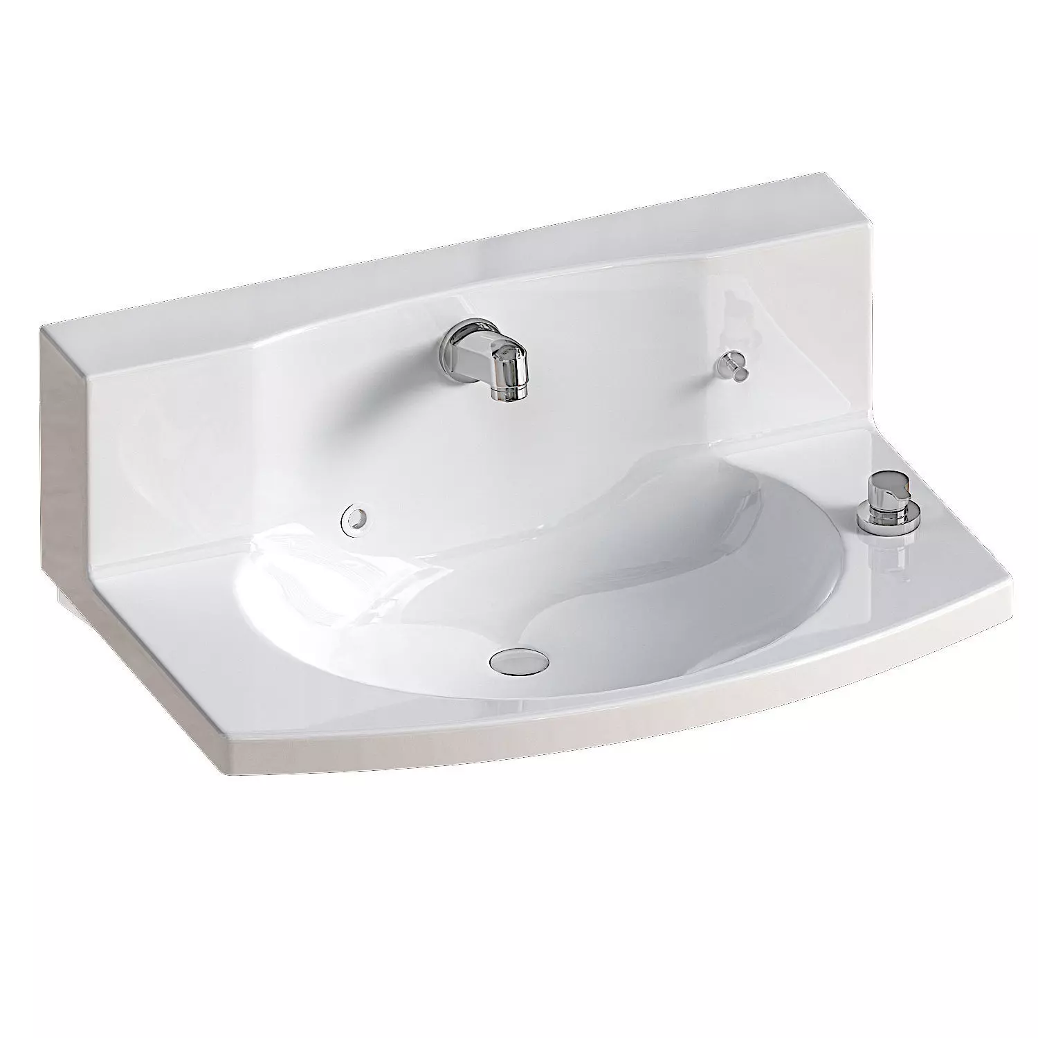 oval washbasin 3D model