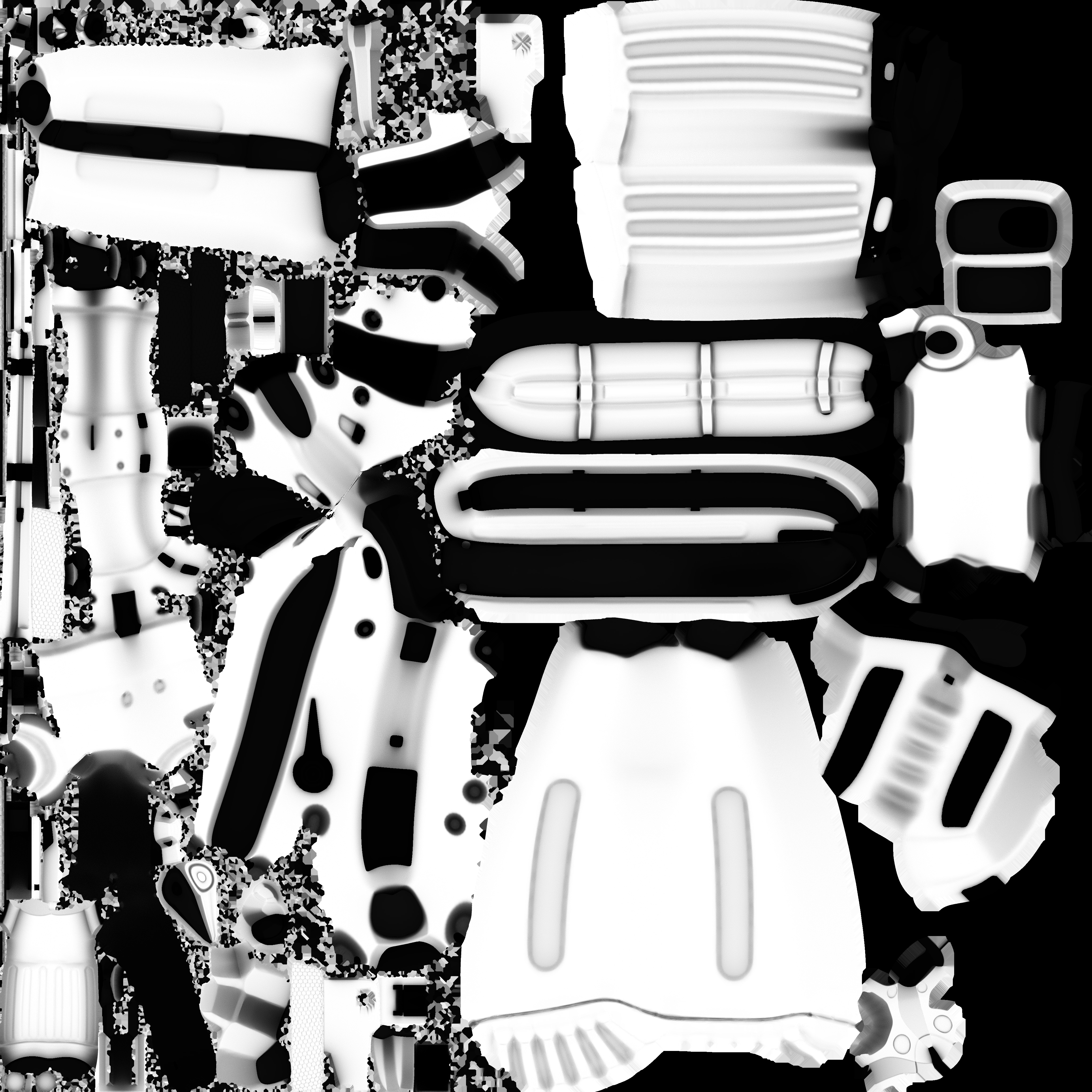 AK47 Kalashnikov 3D Model - Low Poly PBR Textured Low-poly 3D model_12