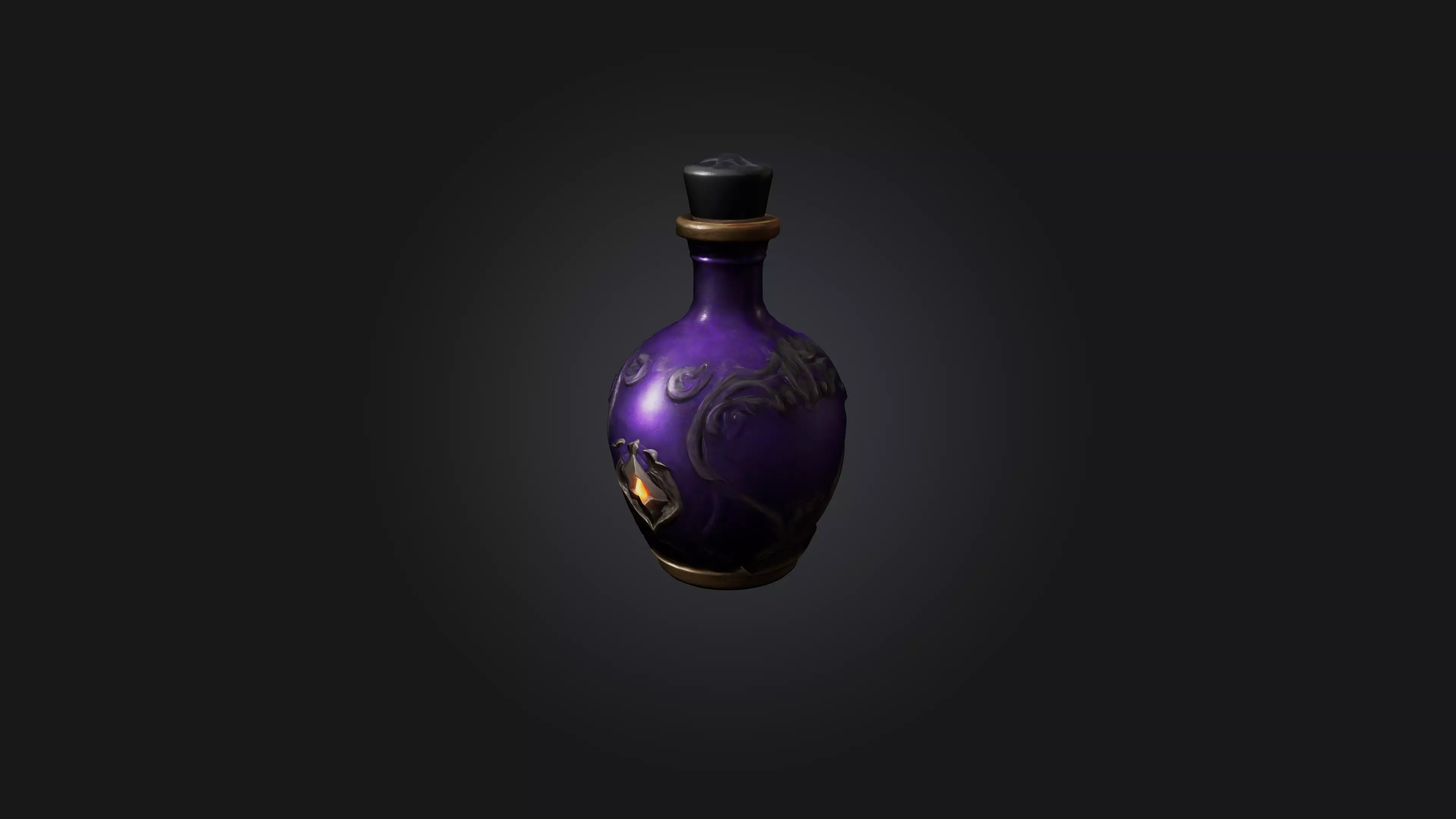 Potion Low-poly 3D model_0