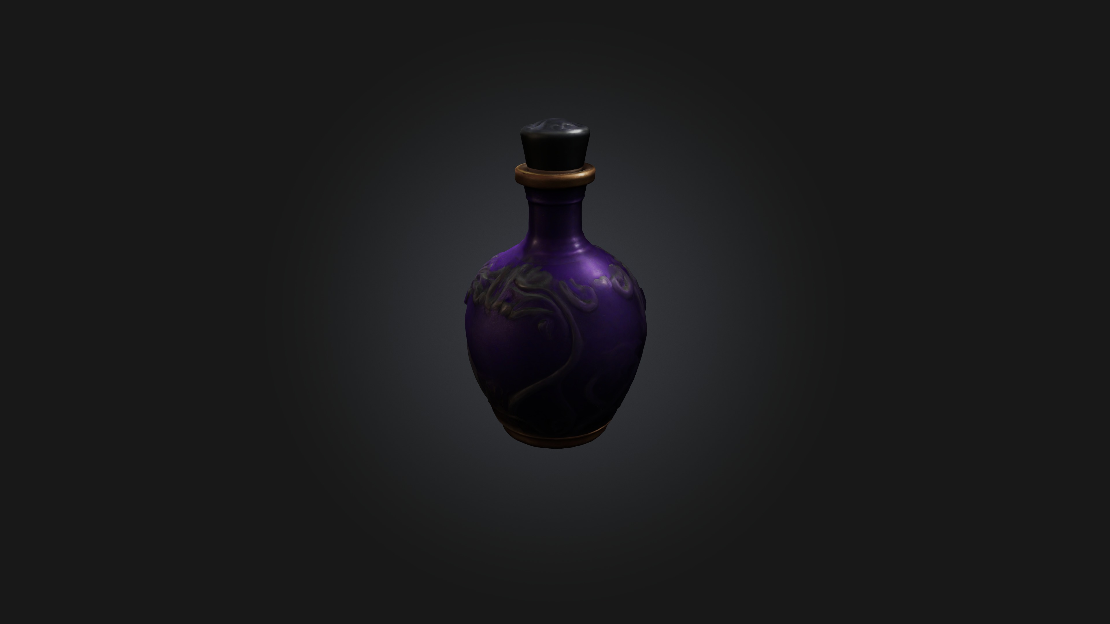 Potion Low-poly 3D model_3
