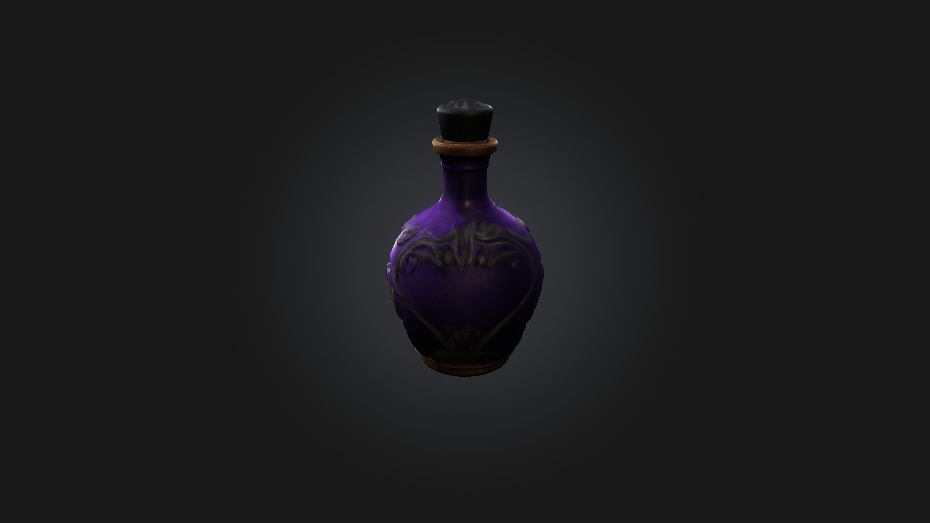 Potion Low-poly 3D model_2