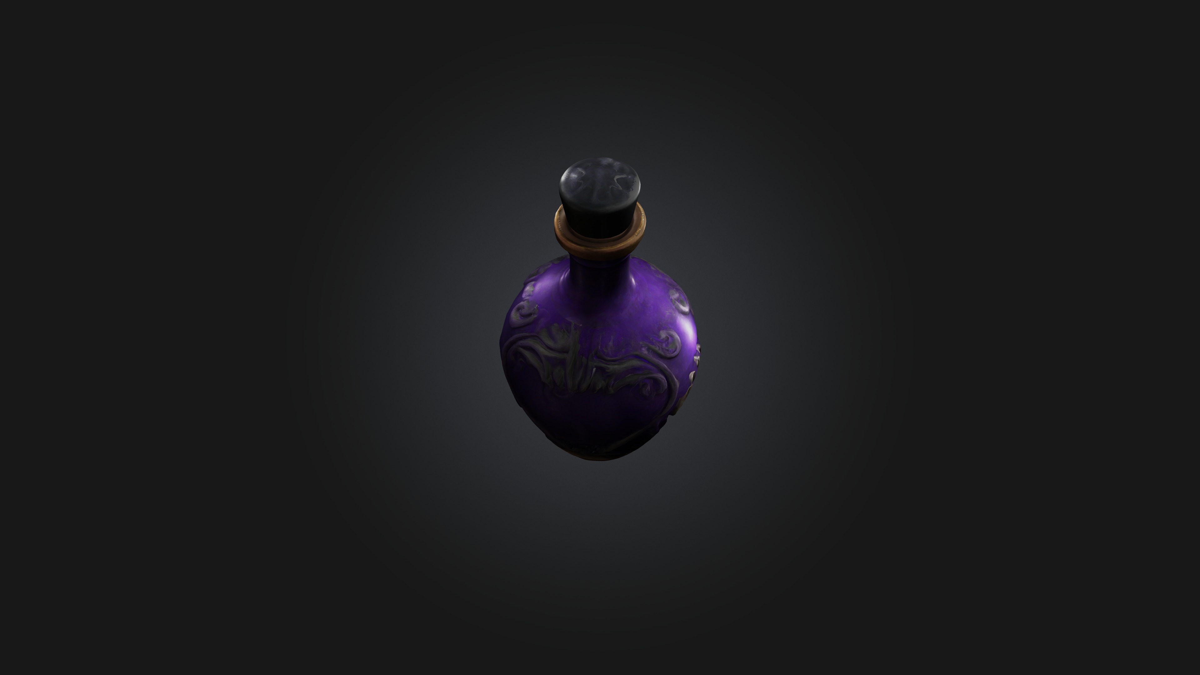Potion Low-poly 3D model_6