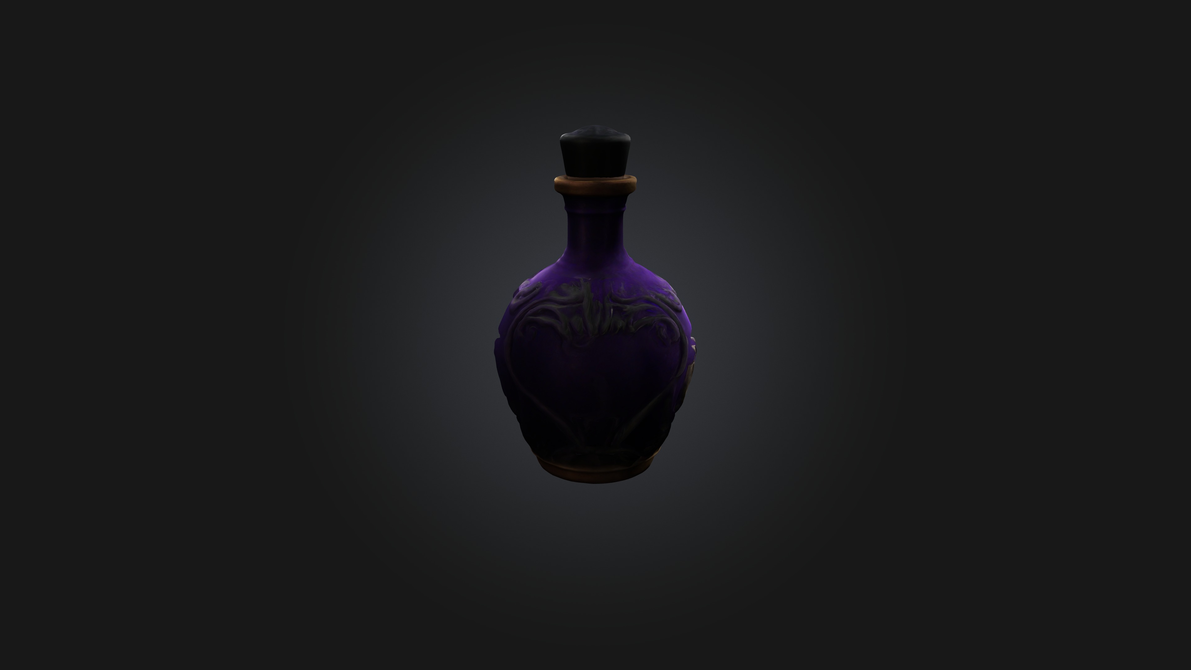 Potion Low-poly 3D model_5