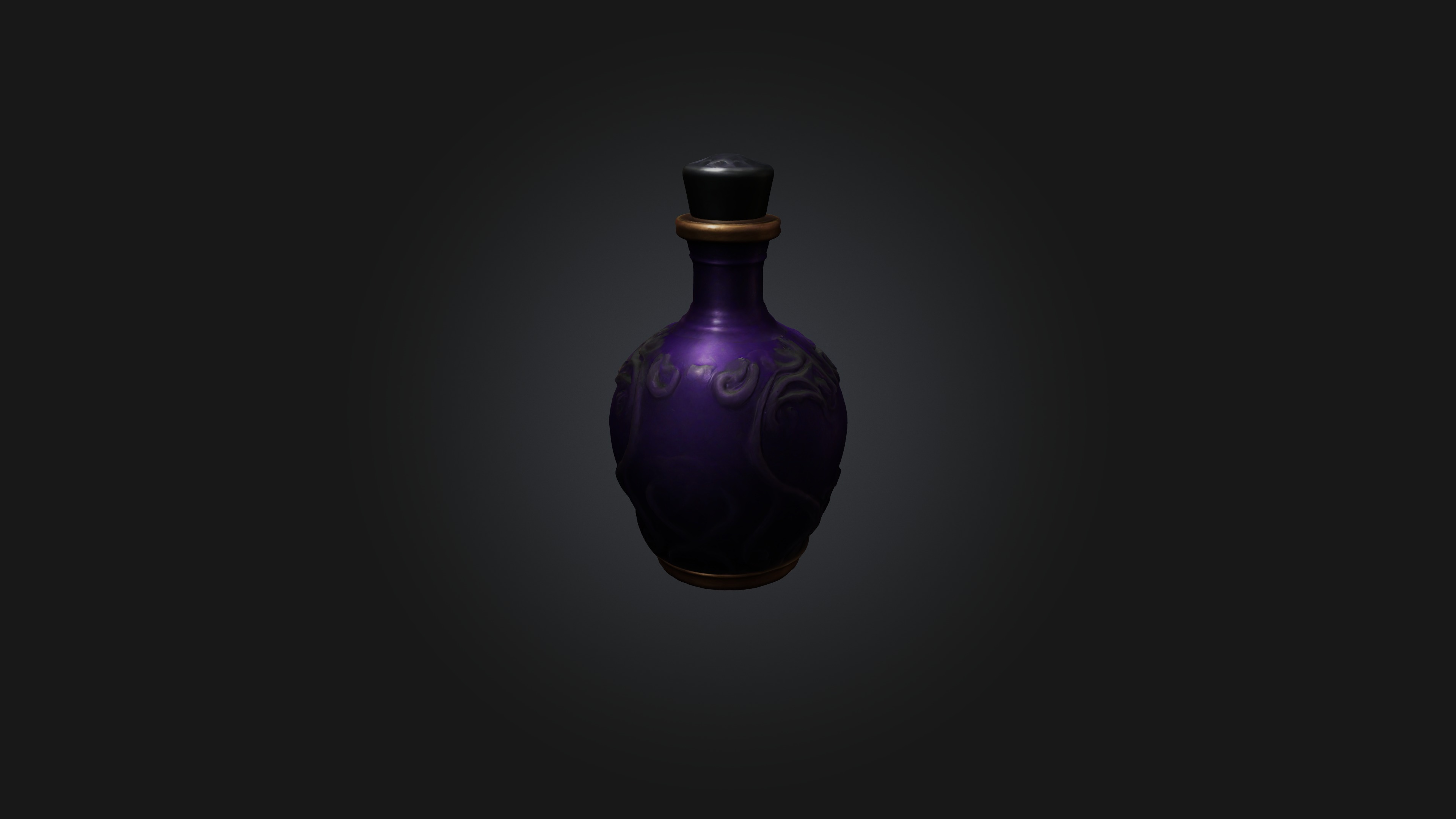Potion Low-poly 3D model_4