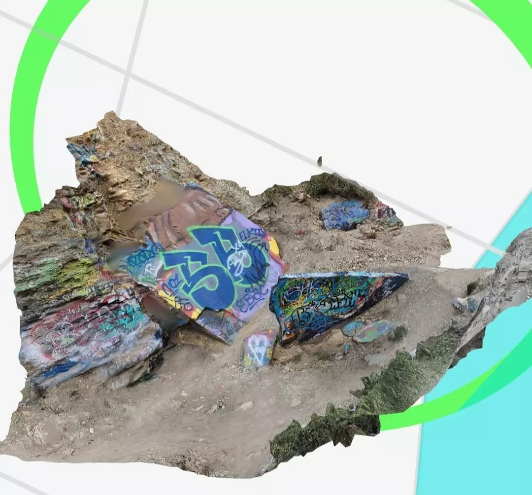 Sunken city huge stone 3D print model_0