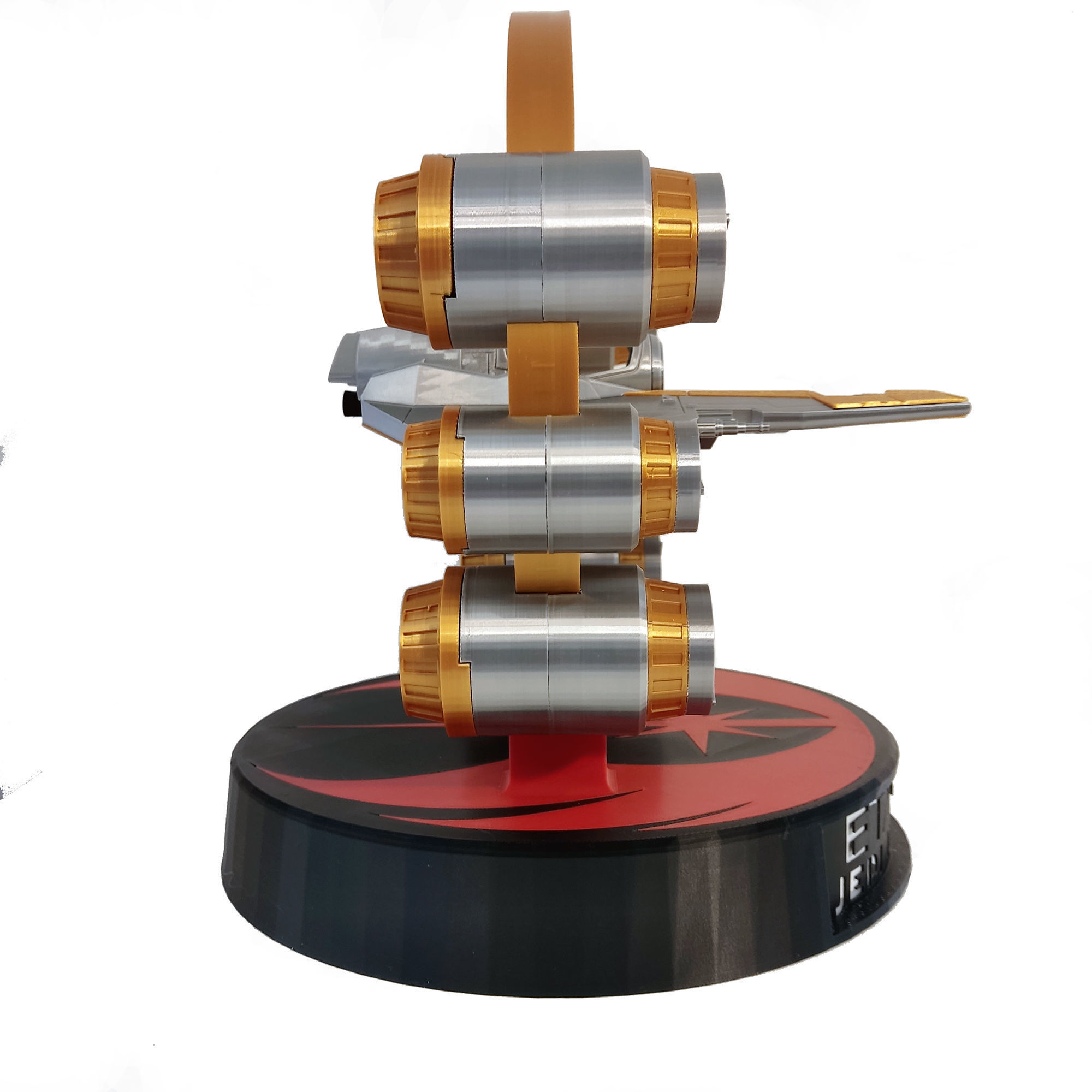 Actis Eta-2 Jedi interceptor - printable with instructions 3D print model_13