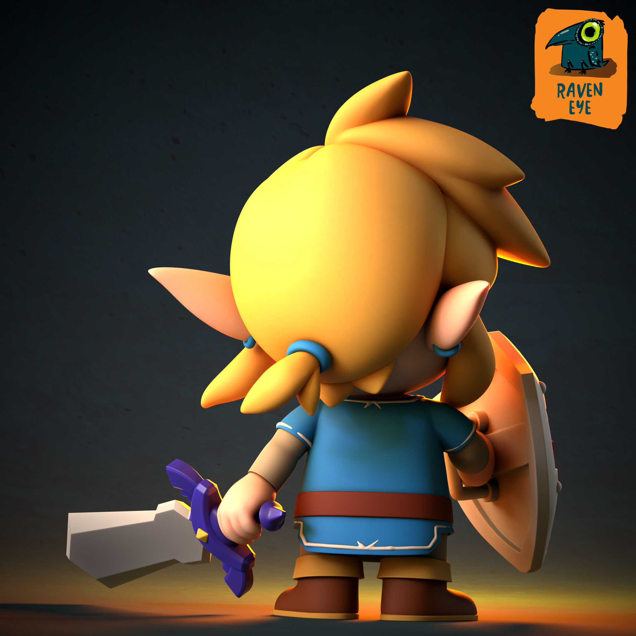 Link From Zelda 3D print model_2