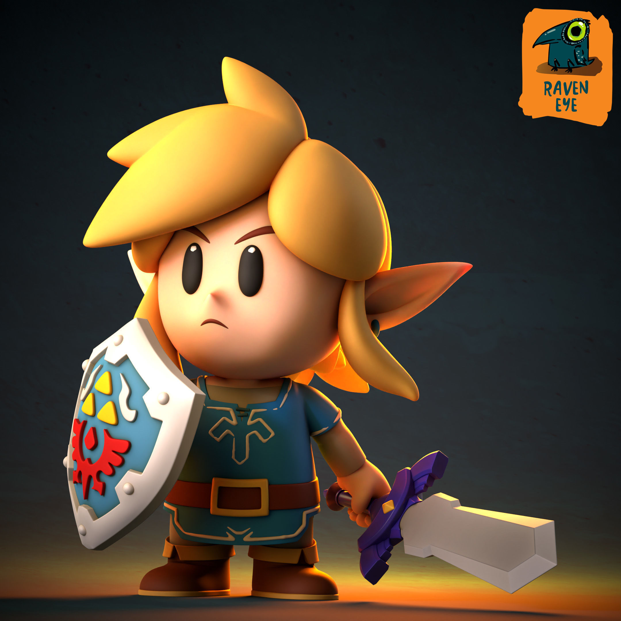 Link From Zelda 3D print model_1