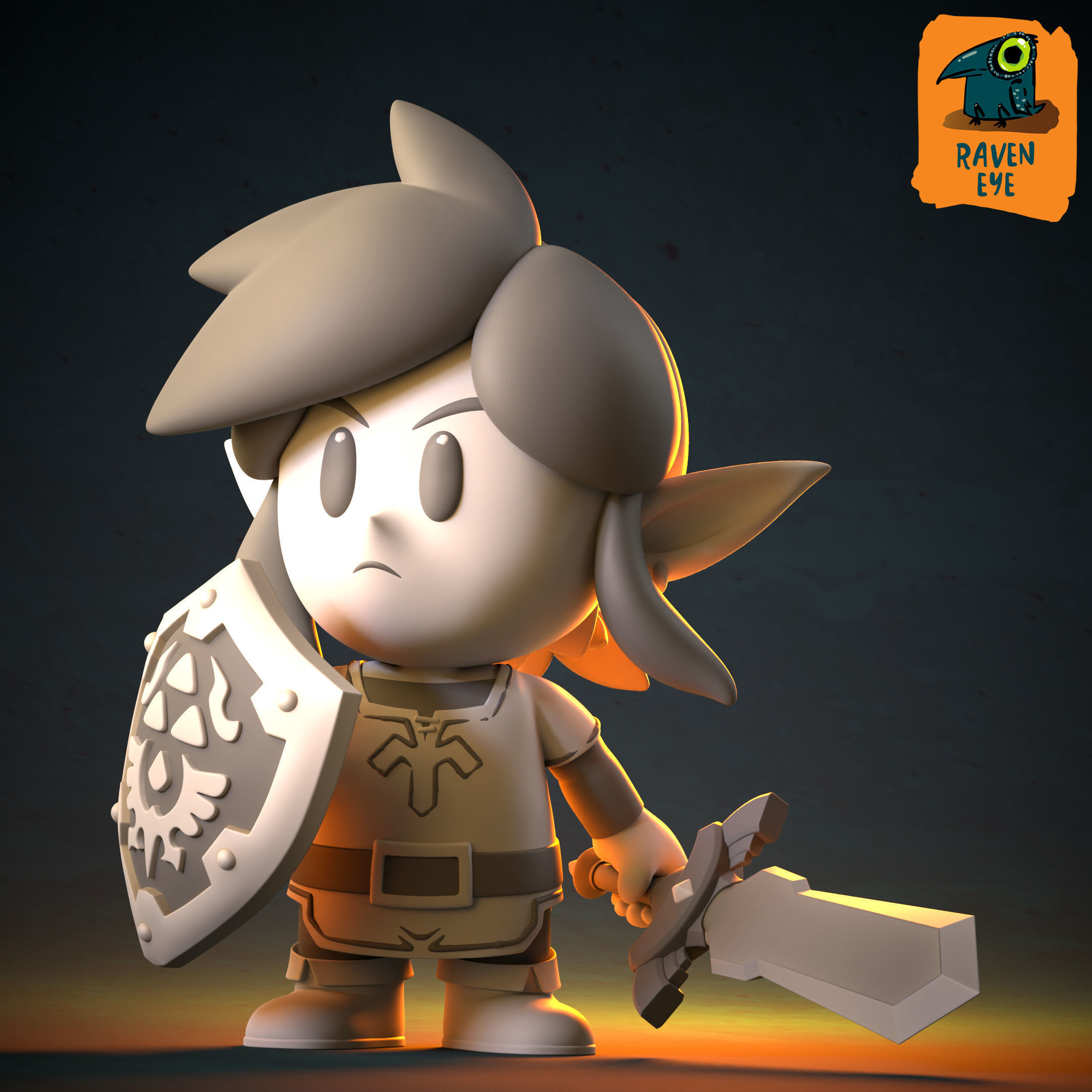 Link From Zelda 3D print model_3