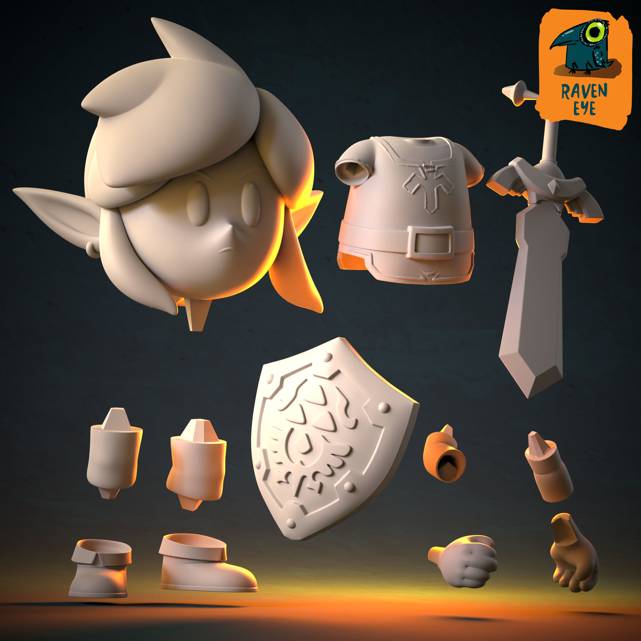 Link From Zelda 3D print model_4
