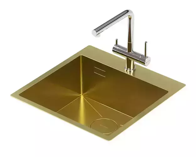 OMOIKIRI kitchen sink 3D model