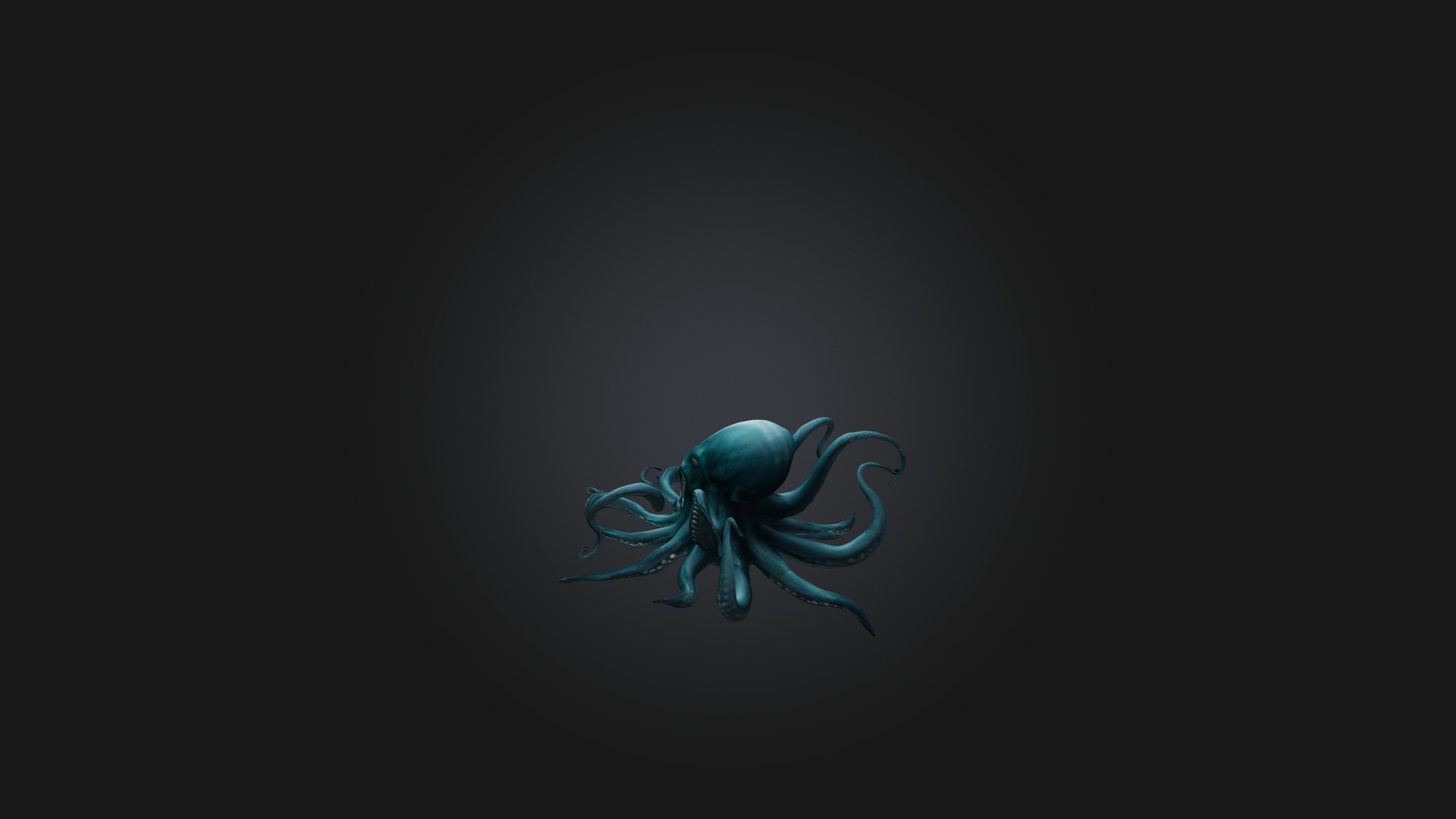 Kraken Low-poly 3D model_3