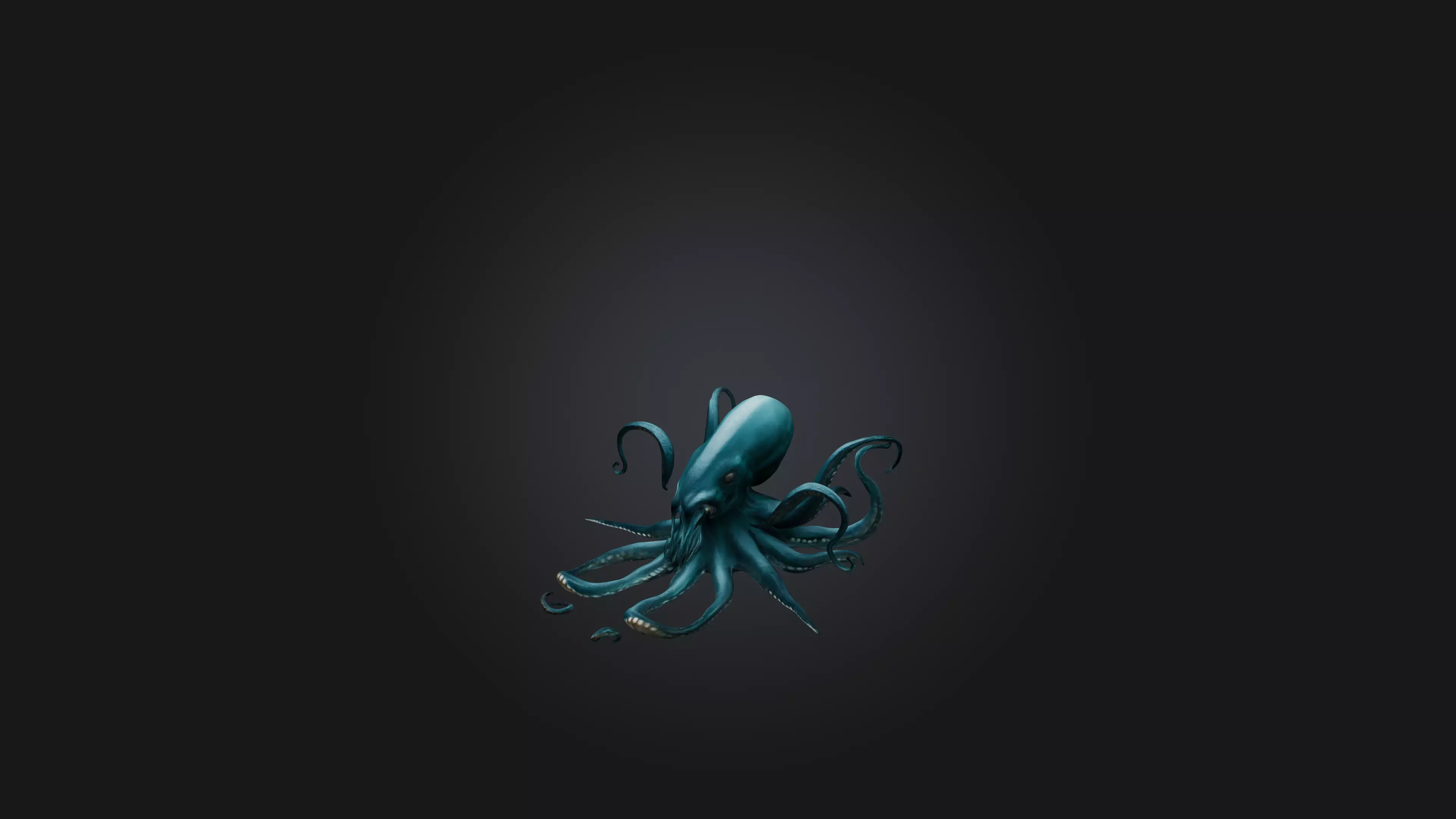 Kraken Low-poly 3D model_0