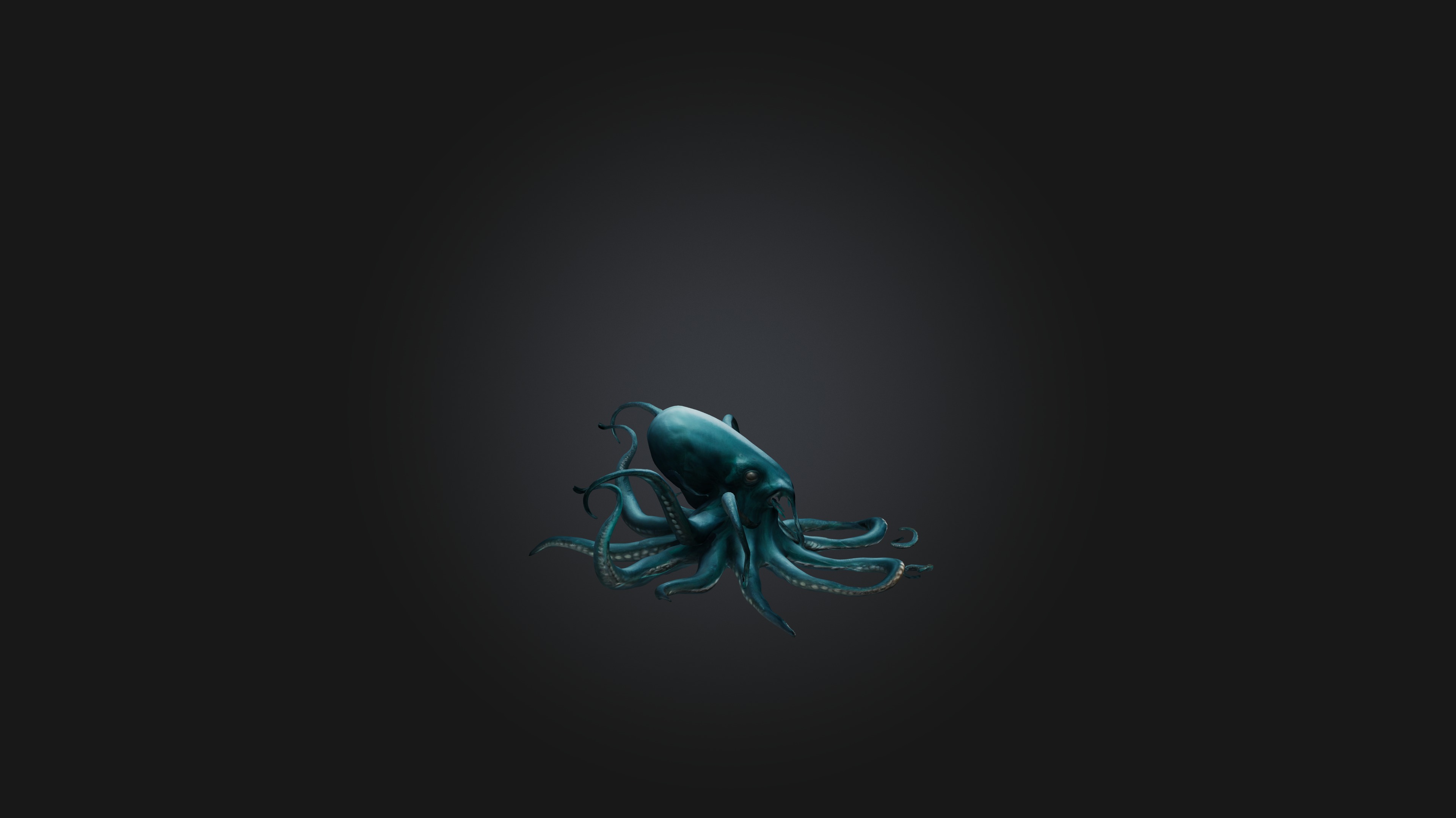 Kraken Low-poly 3D model_5