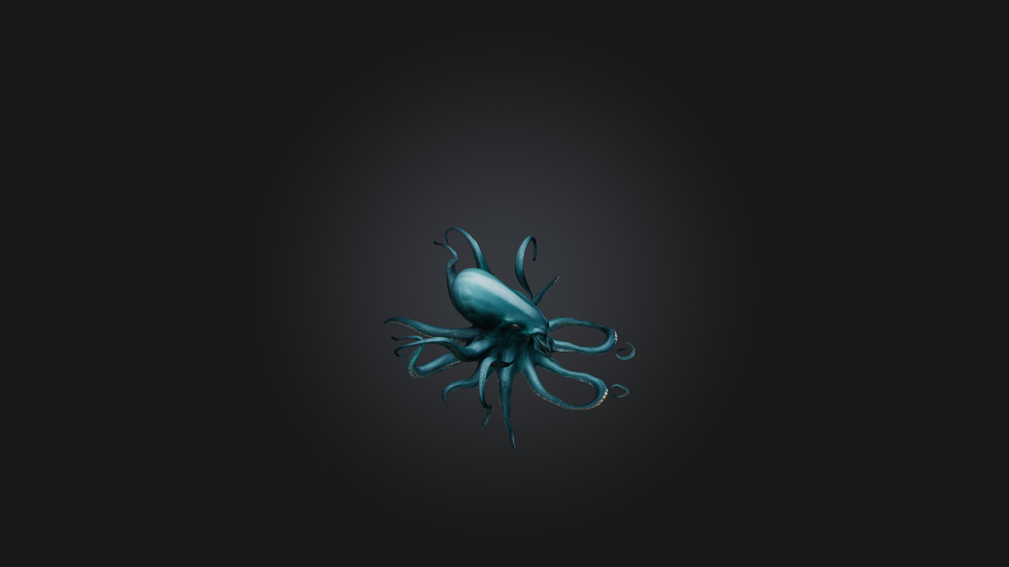 Kraken Low-poly 3D model_6