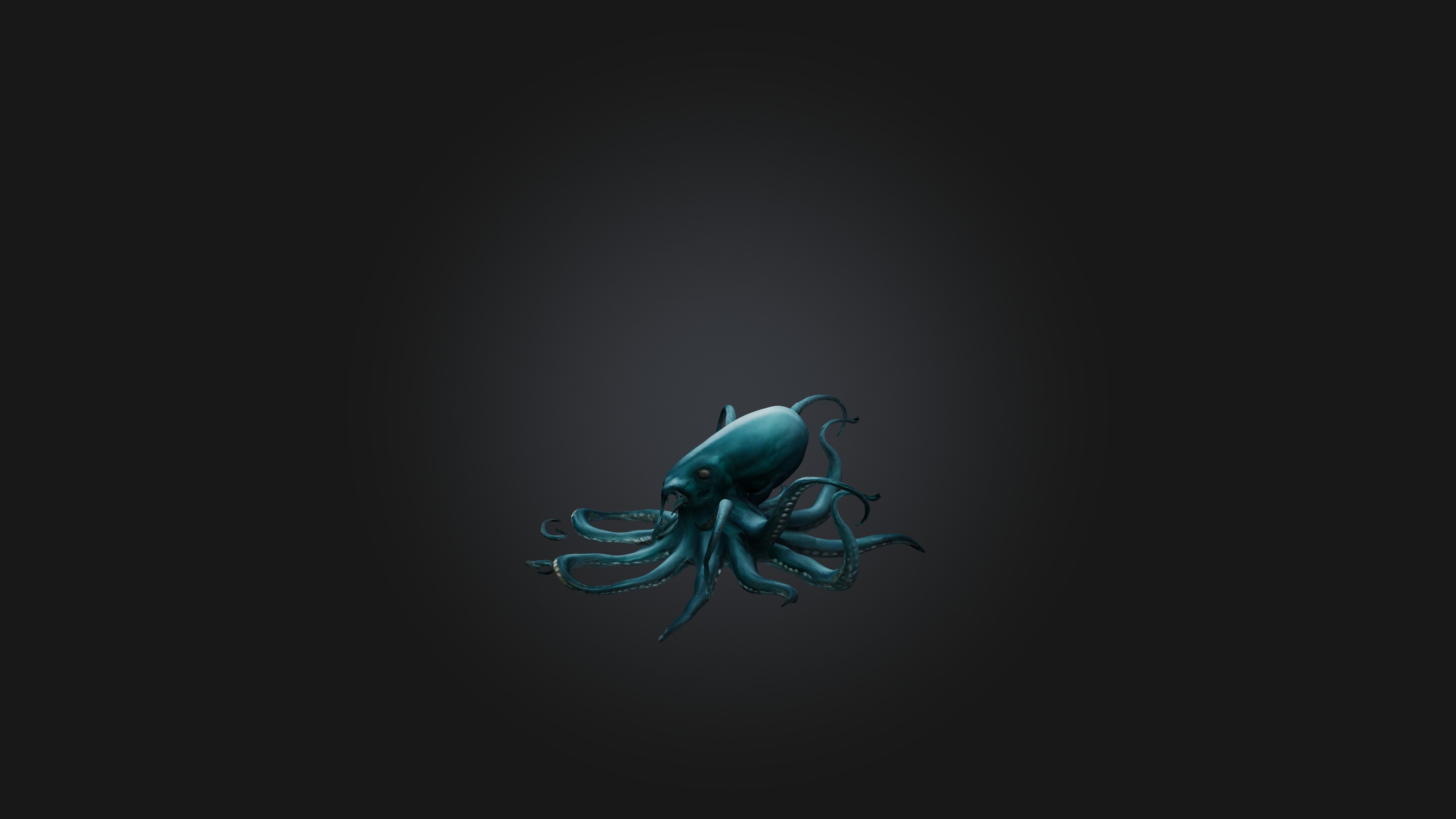 Kraken Low-poly 3D model_2