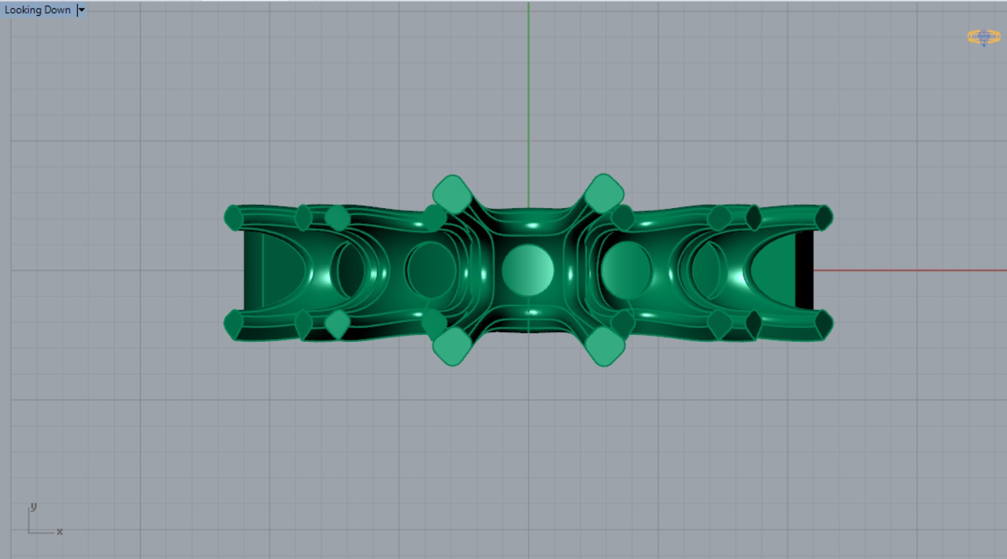 Classic 5 Diamond Engagement Ring Model sr0011 3D print model_14