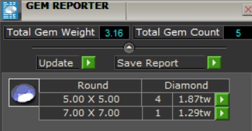 Classic 5 Diamond Engagement Ring Model sr0011 3D print model_3