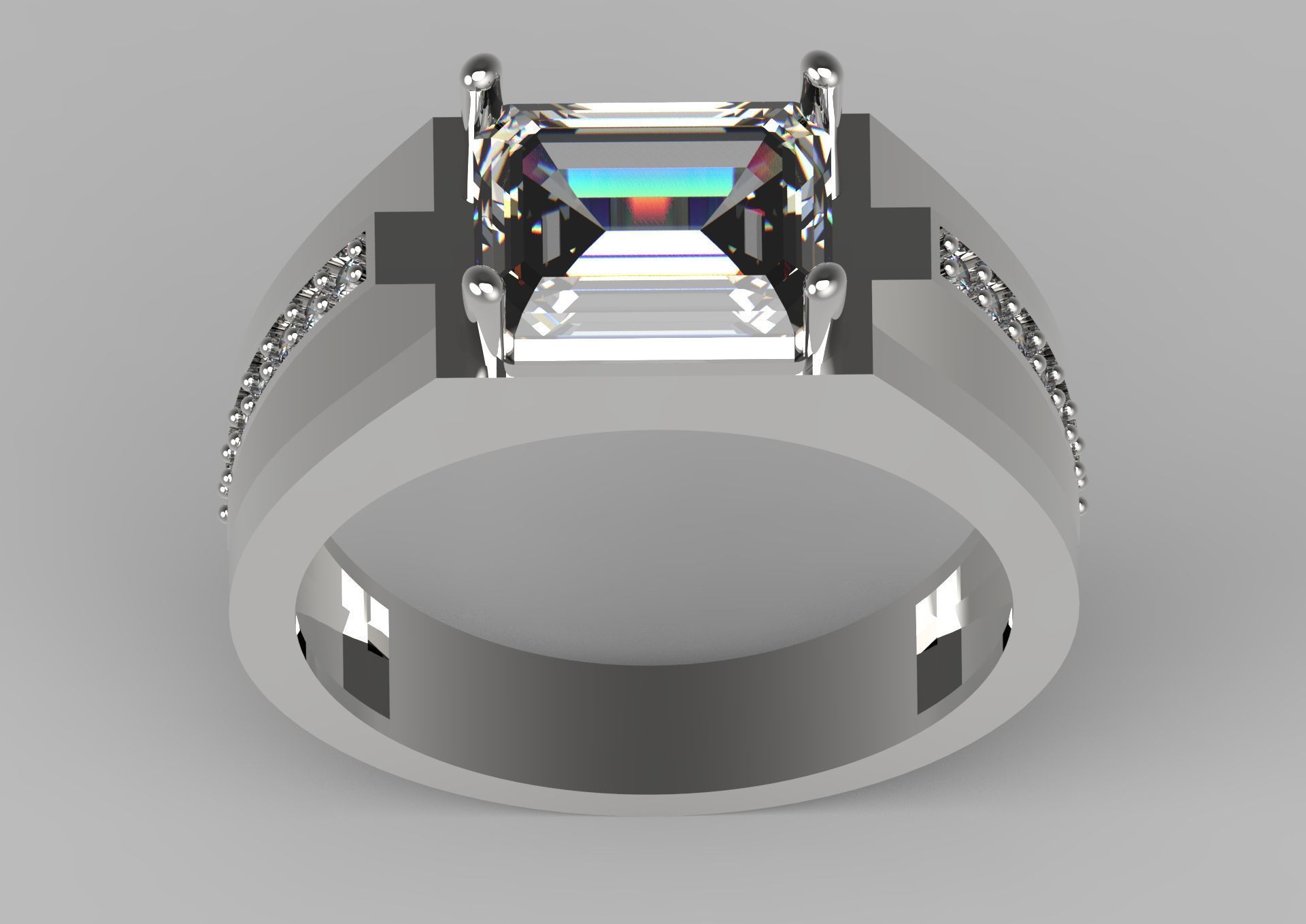 diamond ring mr0045 3D print model_21