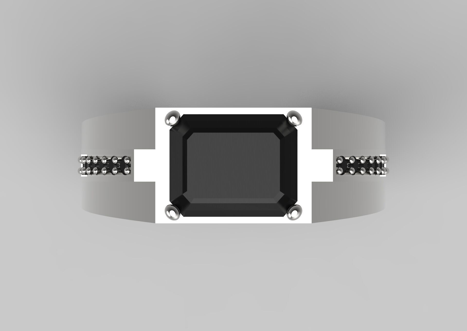 diamond ring mr0045 3D print model_19