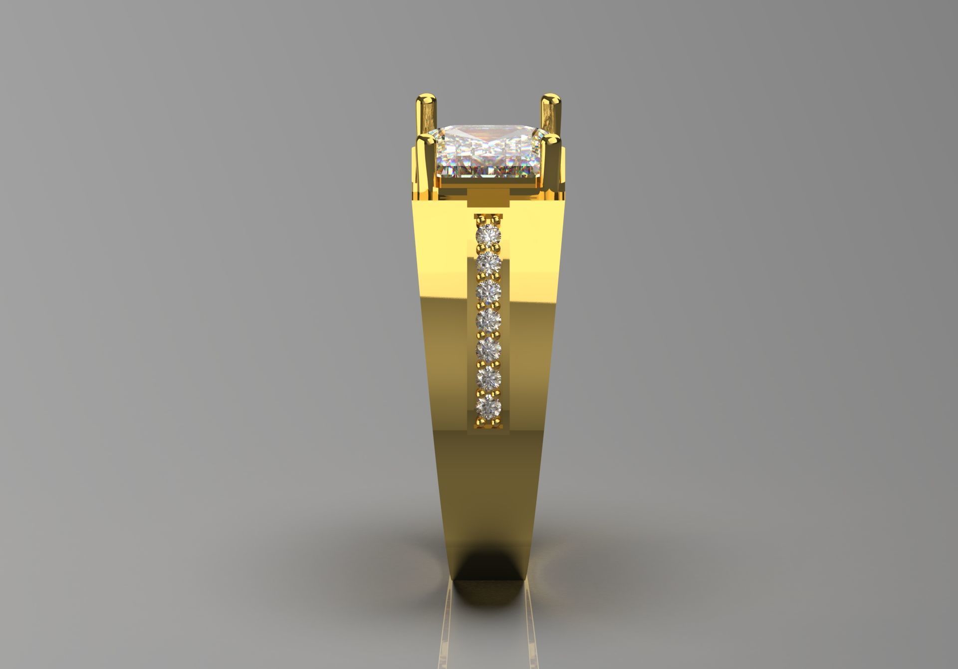 diamond ring mr0045 3D print model_1