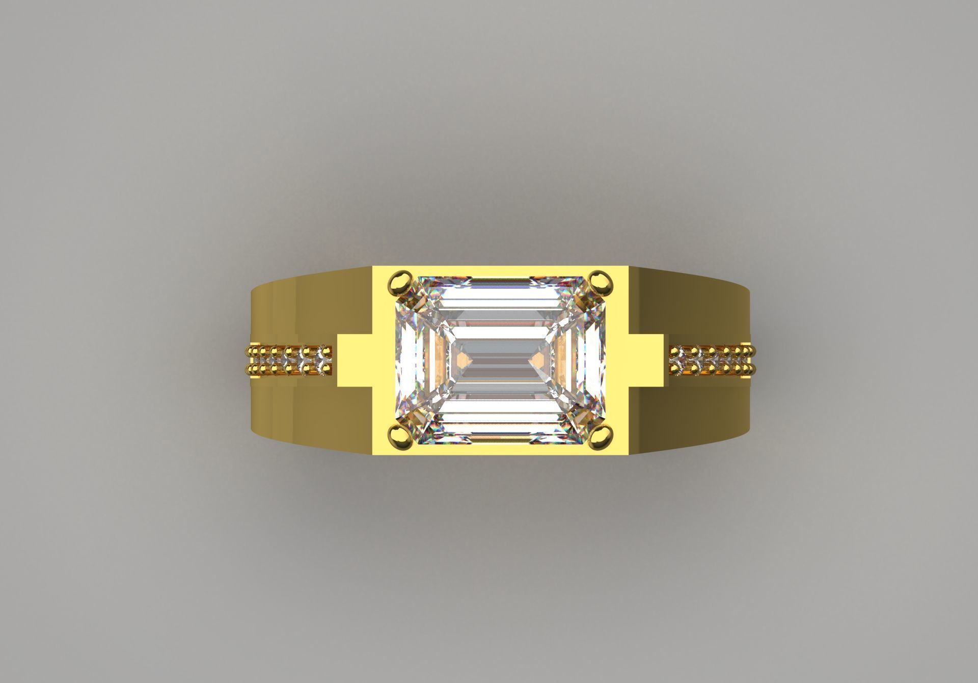 diamond ring mr0045 3D print model_2